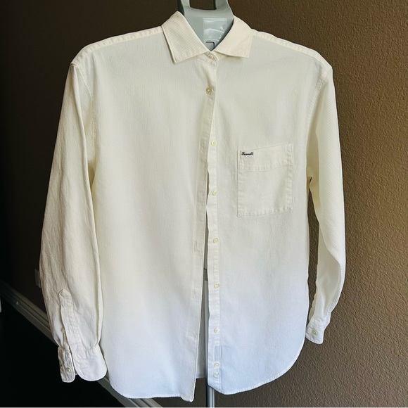 Faconnable Other - Vintage Faconnable White Button Down Shirt Cotton, Size M.